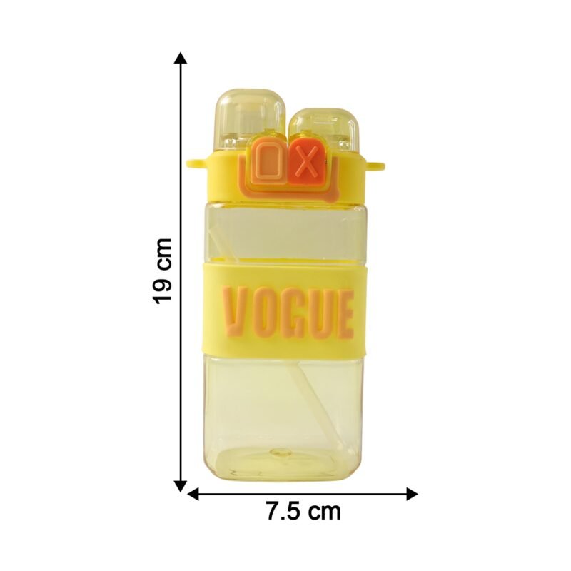 Kids Water Bottle � Leakproof Straw & Portable Carry Strap
