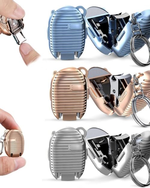 Keychain Nail Clipper � Portable with Built-in File | AuriGlam