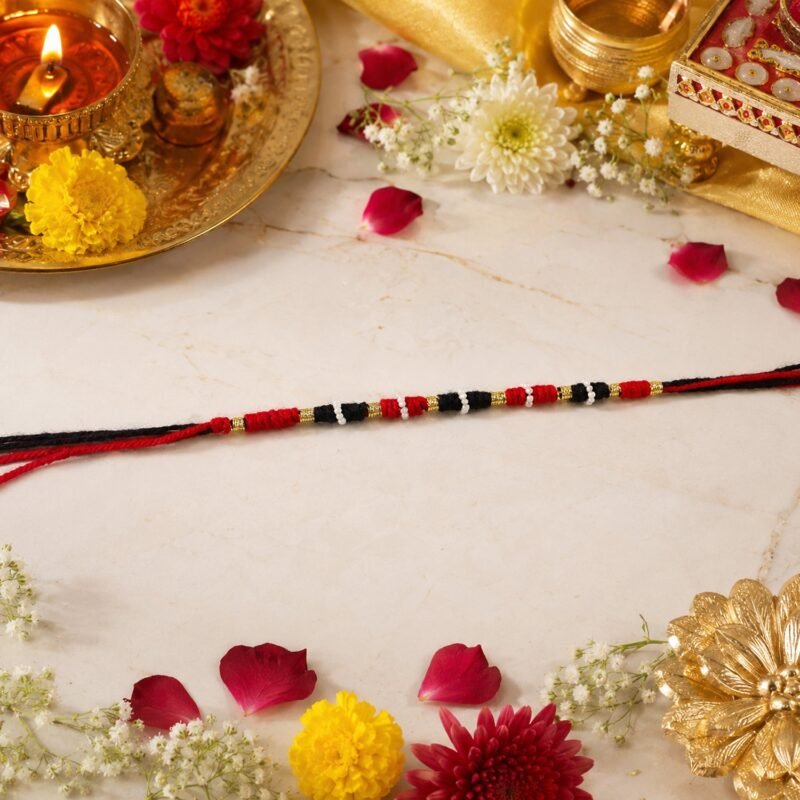 06_a25604b5-74ac-44d3-82f3-369d6ce98d1f.jpg Rakhi � Traditional Beaded Thread for Raksha Bandhan