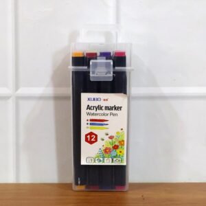 Acrylic Dual Tip Marker Set – Vibrant Watercolor Art Pens