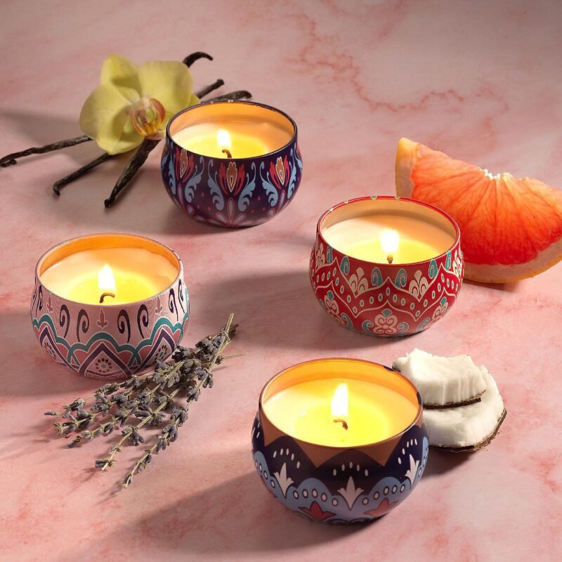 06_candle_d05f5e4f-6334-4c6c-869e-106d60ec9290.jpg Mandala Printed Metal Candle Container – Reusable 4 Piece Set