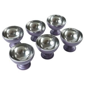 Stainless Steel Dessert Bowl Set – Elegant & Durable Serving Cups