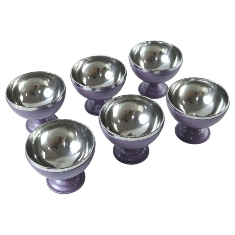 Stainless Steel Dessert Bowl Set – Elegant & Durable Serving Cups