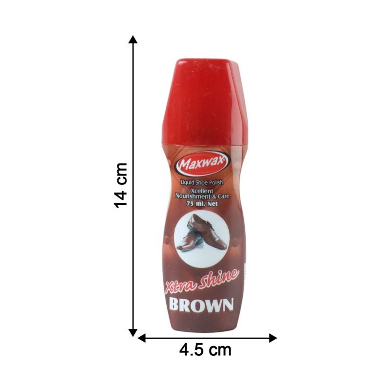 Brown Liquid Shoe Polish � Easy Application & Instant Shine