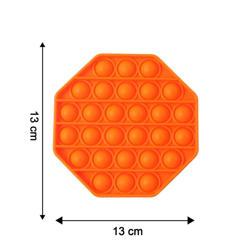 Hexagon Silicone Pop It Fidget Toy � Stress Relief & Focus