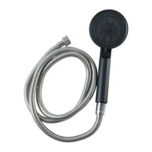 Handheld Shower Head – Flexible Stainless Steel Hose for Easy Use