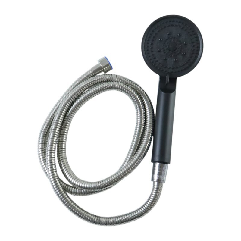 Handheld Shower Head – Flexible Stainless Steel Hose for Easy Use