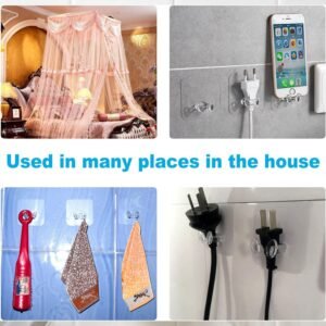 Adhesive Wall Hooks � Strong Hold & No Damage Walls