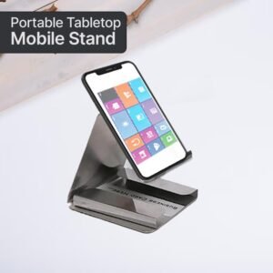 Small Desktop Mobile Phone Stand – Compact Hands-Free Holder