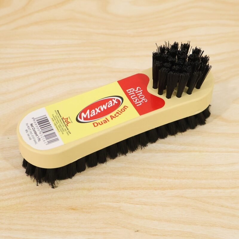 06shoebrush.jpg Shoe Cleaning Brush � Dual Action 2-in-1 for Effective Footwear Care