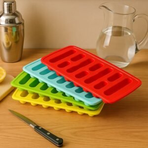 0784_4pc_fancy_ice_tray.jpg Ice Tray Set � Lightweight & Easy to Use for Quick Ice Making