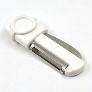 2-in-1 Knife Peeler – Stainless Steel & Portable | Quickslice
