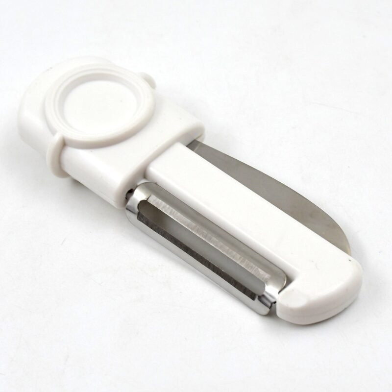 2-in-1 Knife Peeler – Stainless Steel & Portable | Quickslice