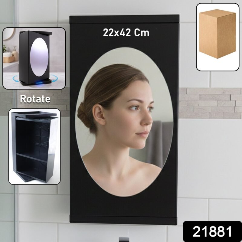 07_20ca8b24-1e7c-496e-9001-ee87ae2b8e05.jpg Rotating Storage Cabinet with Mirror – Space-Saving Wall Organizer