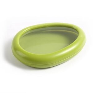 07_263db12d-839a-4ee0-be17-07e82ba3e93f.jpg Green Oval Vegetable Container � Keeps Produce Fresh & Organized