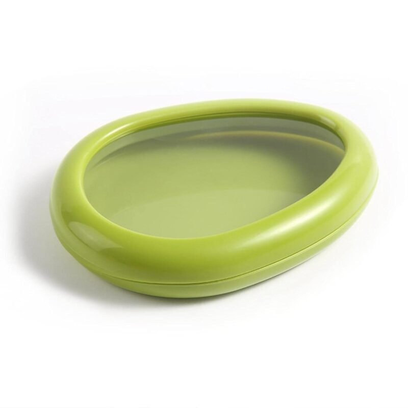07_263db12d-839a-4ee0-be17-07e82ba3e93f.jpg Green Oval Vegetable Container � Keeps Produce Fresh & Organized