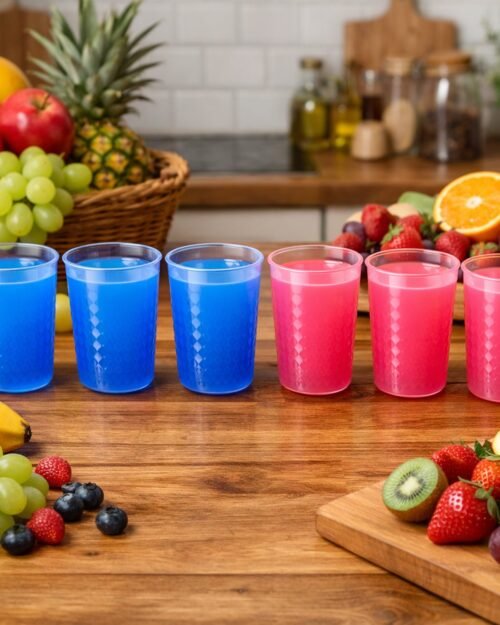 Unbreakable Plastic Drinking Glasses – Durable & Lightweight Sets of 6