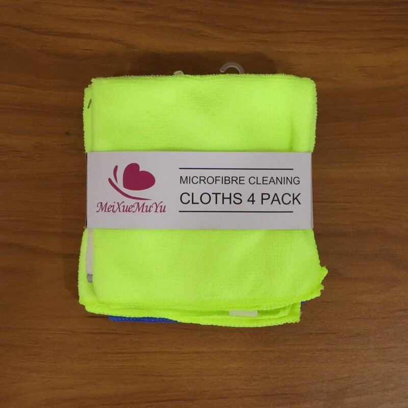 Microfiber Cleaning Cloths – Soft, Absorbent & Reusable for Streak-Free Surfaces