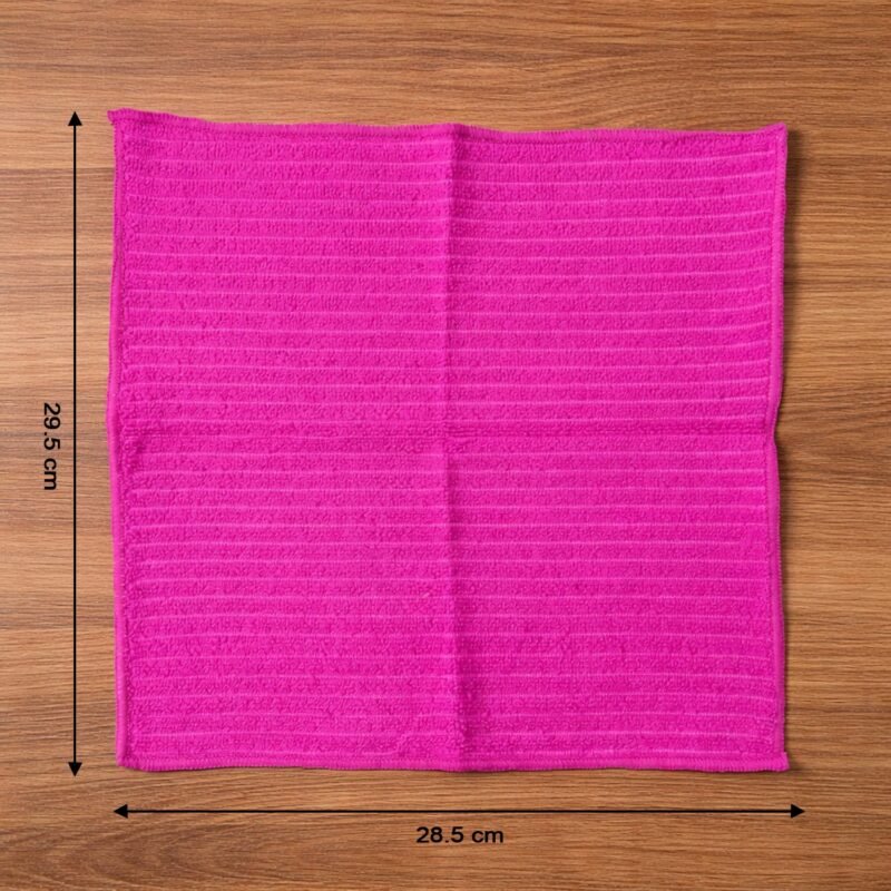 Microfiber Cleaning Cloth - 4 Pieces for Home & Car Use