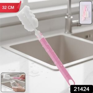 07_9ef9b4ab-1926-4015-9cea-2c9ce26a4439.jpg Long Handle Silicone Bottle Brush � Gentle & Flexible Cleaning