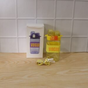 Kids Water Bottle � Leakproof Straw & Portable Carry Strap