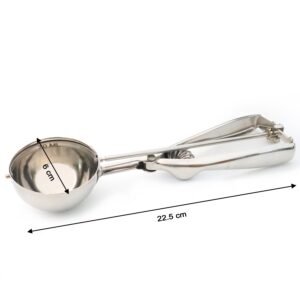 07_scoop.jpg Ice Cream Scoop – Stainless Steel Trigger Release, 70 ML Capacity