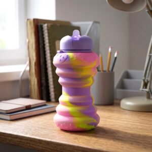 Foldable Silicone Sports Water Bottle � Compact & Leak-proof Design