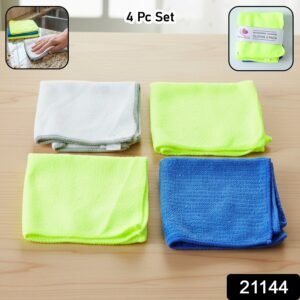 Microfiber Cleaning Cloths – Soft, Absorbent & Reusable for Streak-Free Surfaces