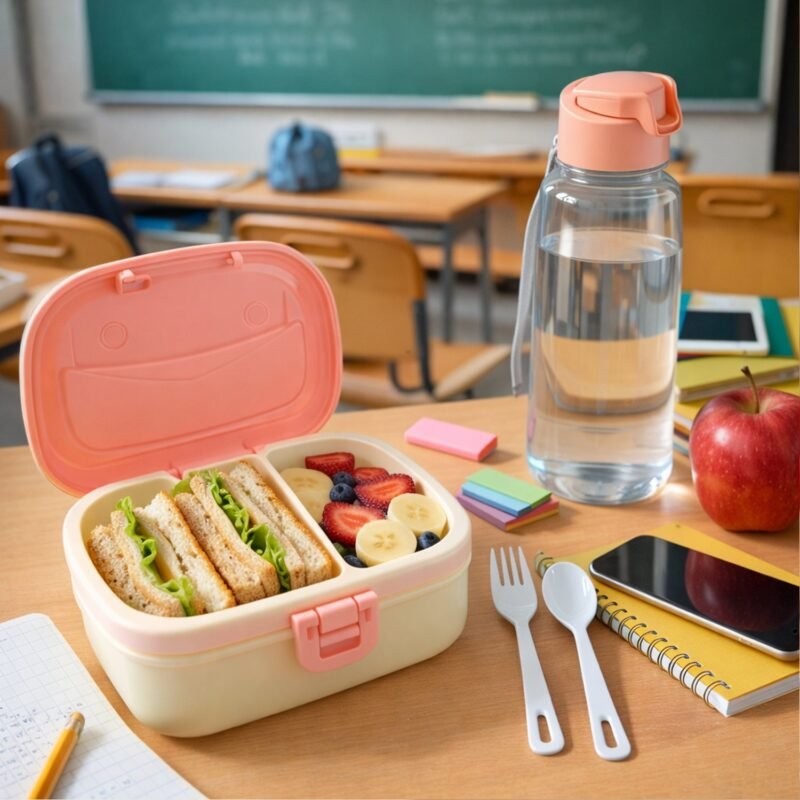 08_6daf7af5-1bbc-43c0-9990-2ced09de9f8c.jpg Plastic Lunch Box Set – Secure Lock Lid & Dual Compartments