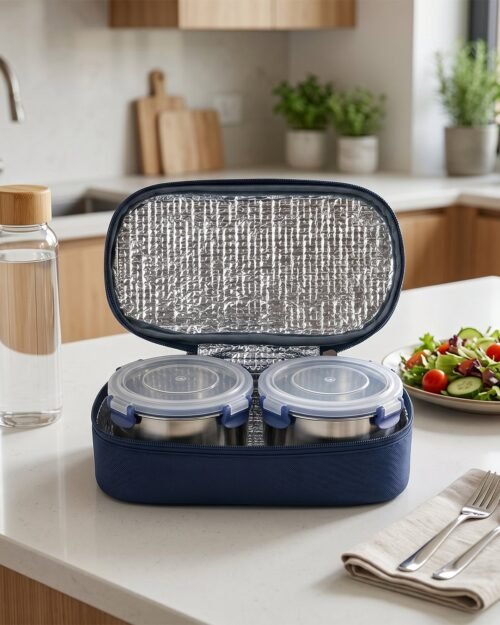 Stainless Steel Lunch Box Set � Leakproof & Insulated for Daily Use