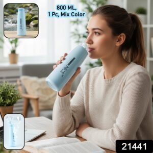 Plastic Water Bottle – Leakproof Reusable 800ml for Daily Use