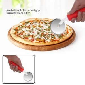 08_d8d21bf1-cb36-4143-b6af-3a433741f4bf.jpg Pizza Cutter Wheel – Stainless Steel & Plastic Grip | Ganesh