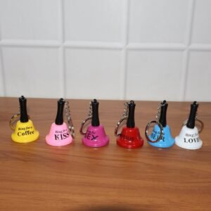 Mini Hand Bell Keychain – Fun Party & Bar Accessory