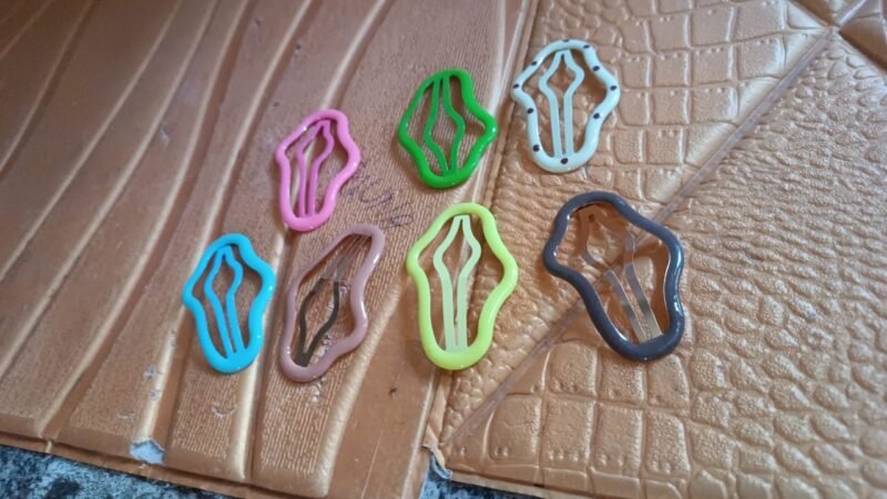 Multicolor Hair Clips � Vibrant Metal Hairpins for Daily Style