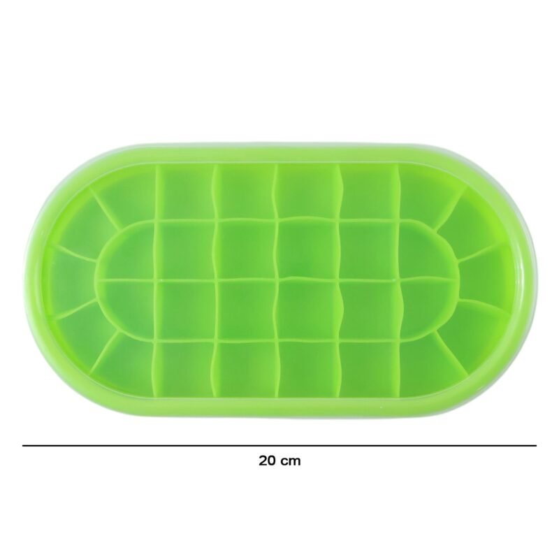 Oval Silicone Ice Cube Tray – Easy Release & Odor-Free Storage