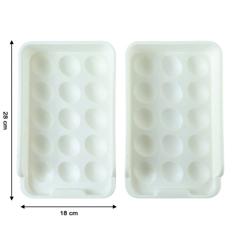 Egg Storage Tray – Space-Saving and Durable Refrigerator Organizer