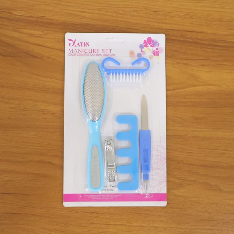 5 In 1 Manicure Pedicure Nail Care Kit – Compact & Multi-Tool