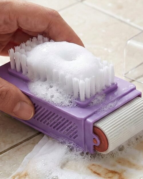 Multi-Functional Cleaning Brush – Ergonomic Roller & Tough Bristles