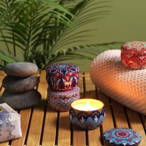 09_candle_df26cac6-299f-4796-834d-80de20323d67.jpg Mandala Printed Metal Candle Container – Reusable 4 Piece Set