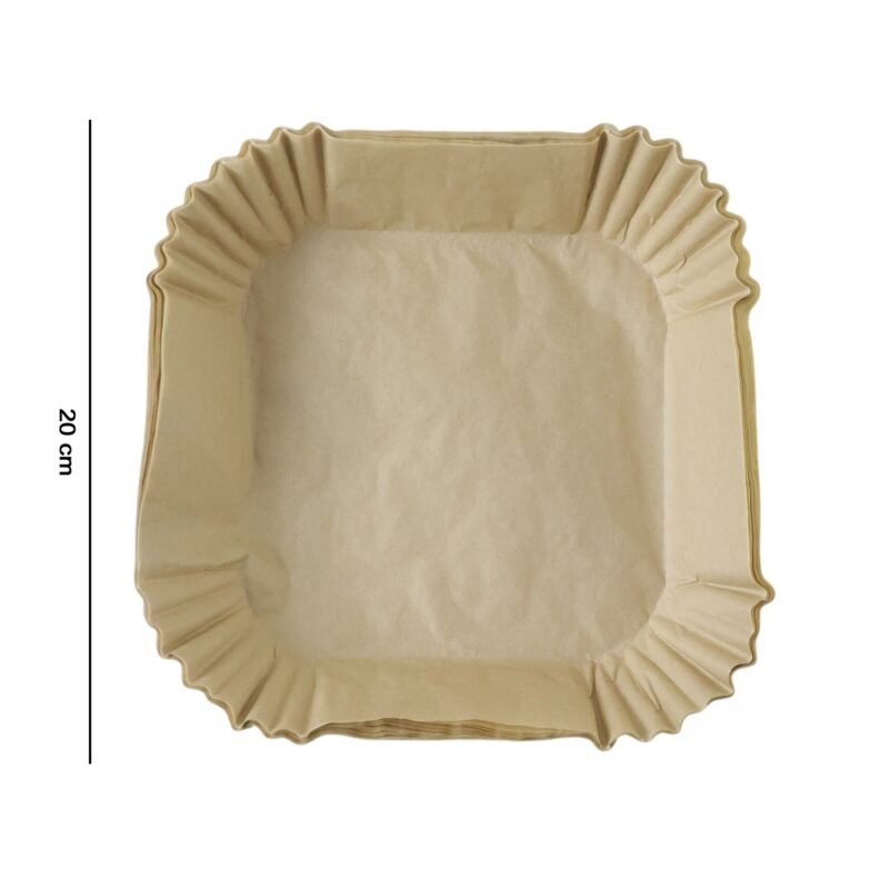 Square Disposable Paper Air Fryer Liners – Non-Stick & Easy-to-Clean