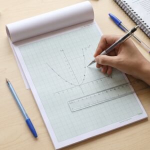 A4 Graph Paper Pad � Precise 1mm Square Grid for Technical & Academic Use