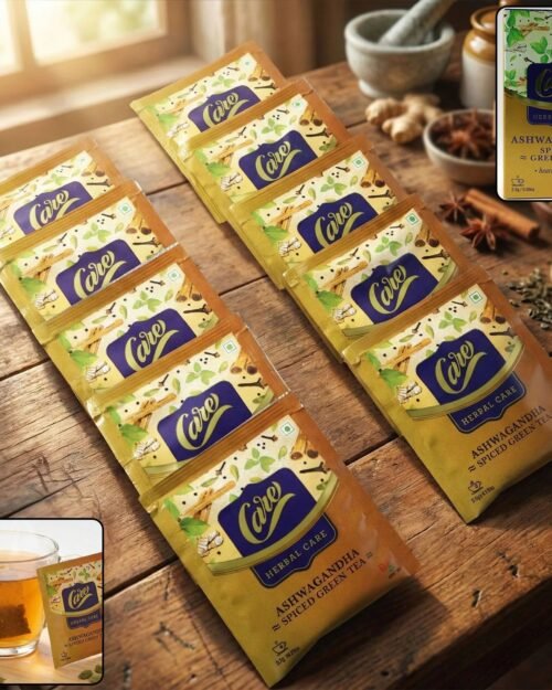 Ashwagandha Spiced Green Tea – Relaxing Antioxidant-Rich Herbal Brew
