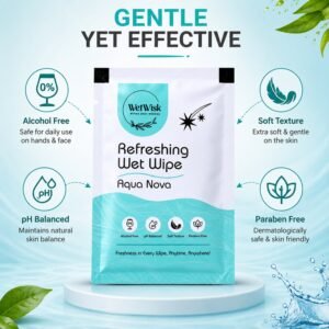 Aqua Nova Refreshing Wet Wipe � Gentle & Travel-Friendly Cleansing