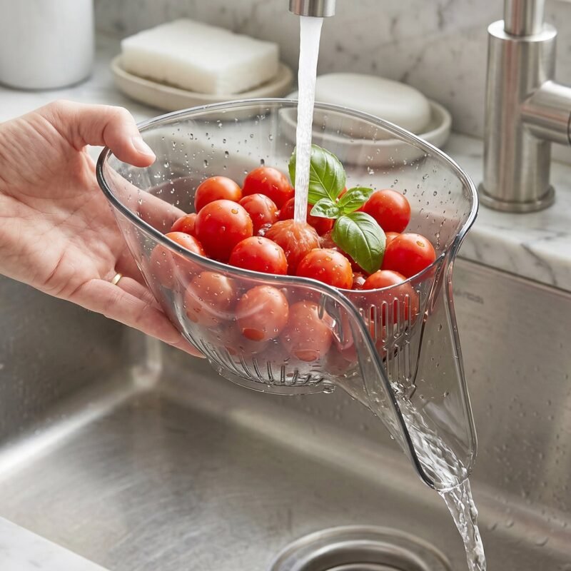 Fruit & Vegetable Washing Strainer Basket � Easy, Hygienic Rinsing
