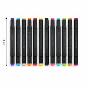 Acrylic Dual Tip Marker Set – Vibrant Watercolor Art Pens