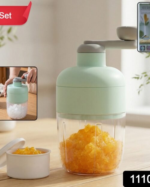 Manual Ice Crusher – Effortless Shaving with Hand Crank Design