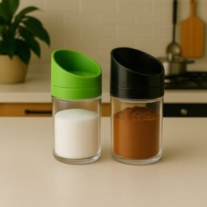 11_c90d3704-16d7-46c2-863f-2e8861c70a84.jpg Kitchen Storage Jars – Airtight 2-Piece Slant-Lid Set