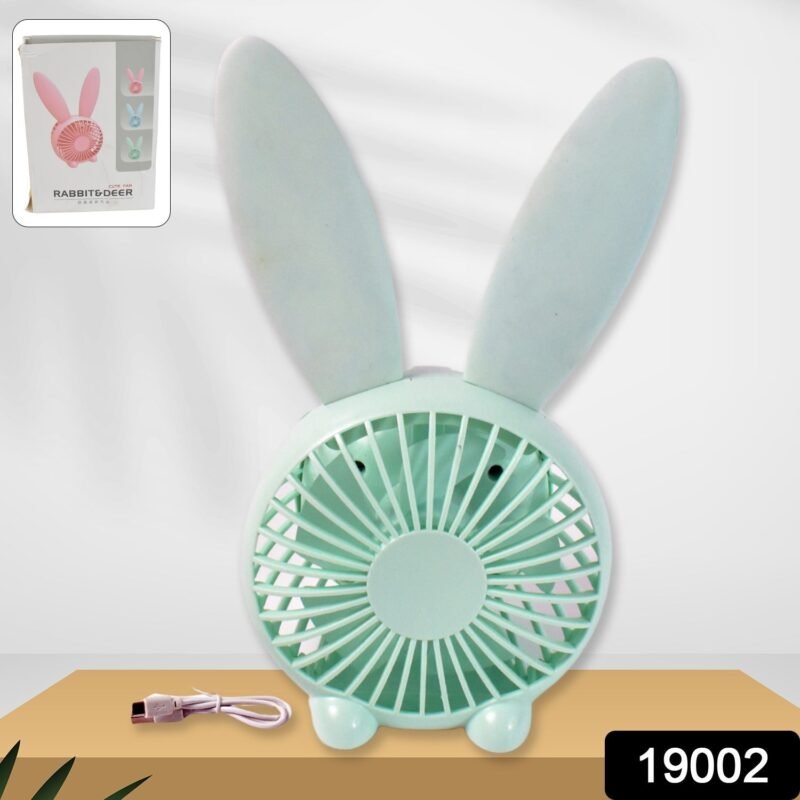 12249d16-5521-4931-b03a-e672fc47fb87.jpg USB Desk Fan – Cute Rabbit Mini Fan with Mist Air | Deskrova