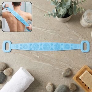Silicone Back Scrubber Belt � Effective Dual-Handle Exfoliation