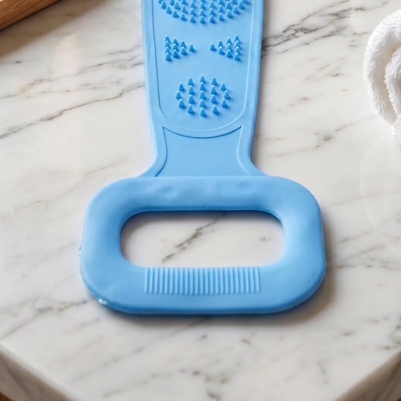 Silicone Back Scrubber Belt � Effective Dual-Handle Exfoliation